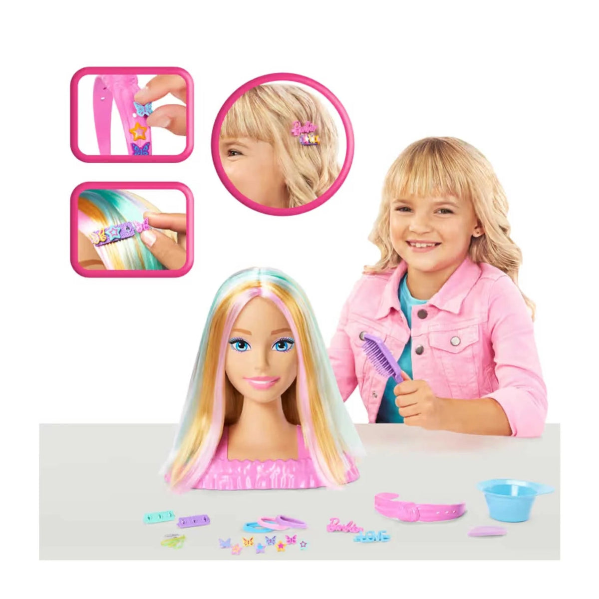 barbie deluxe styling head jfg81