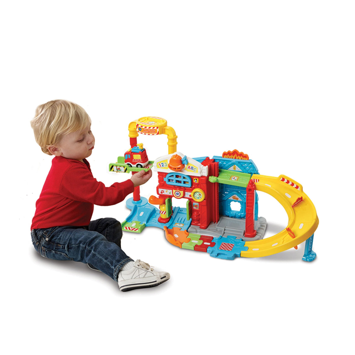 V TECH Vroom go Maxi caserma_dei pompieri