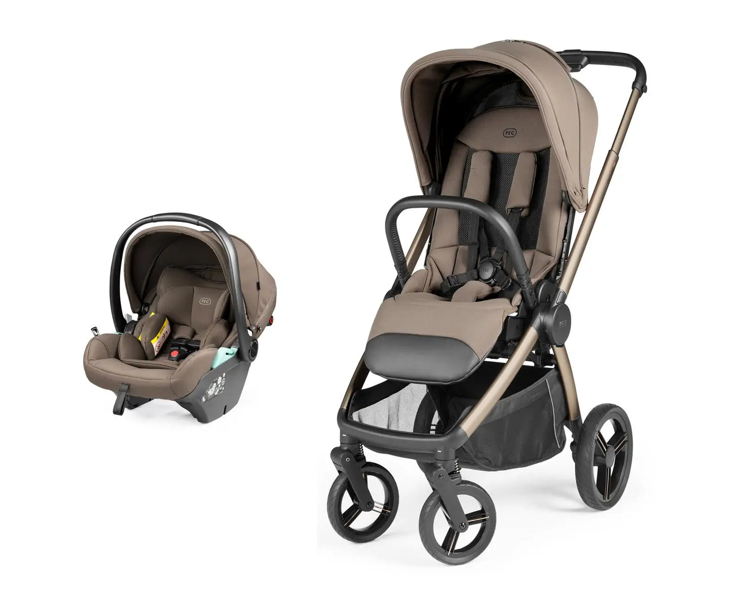 PEG PEREGO TRIO CITY LOOP PRO CON SEGGIOLINO AUTO RECLINABILE LOUNGE