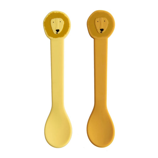 TRIXIESilicone spoon 2-pack - Mr. Lion