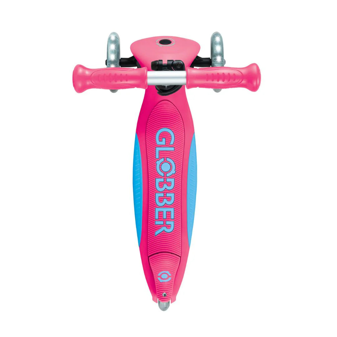 Globber - Primo Foldable Plus Light - Fuchsia-Sky Blue