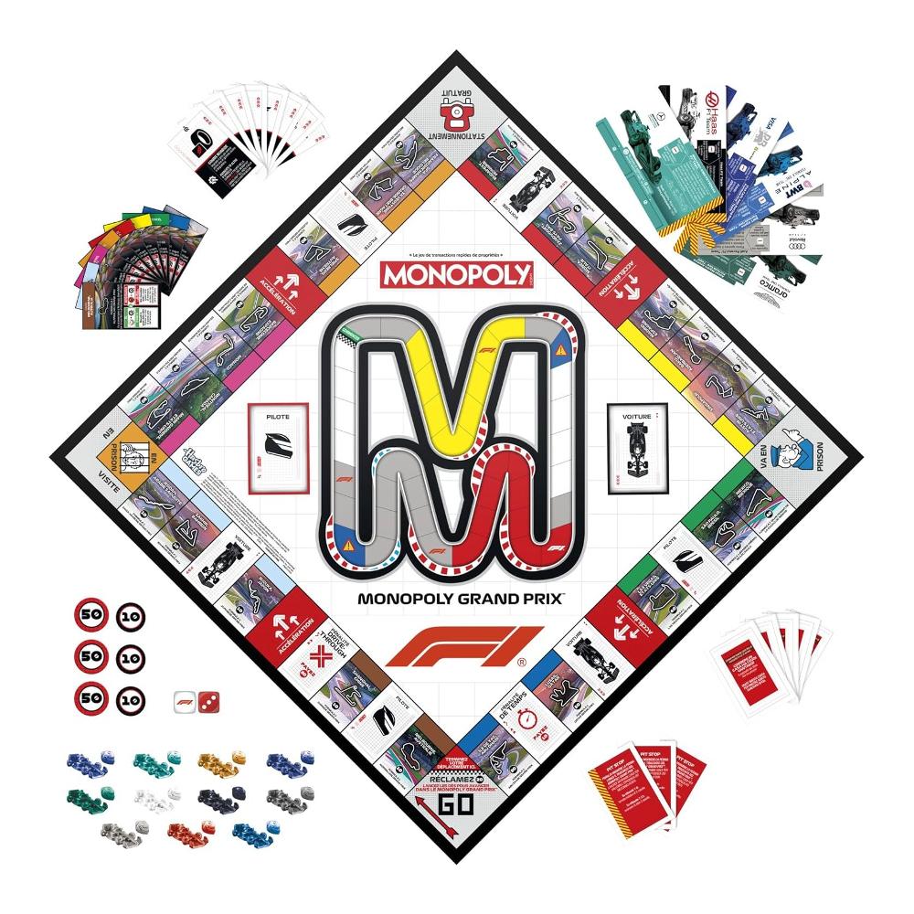 Hasbro Monopoly Formula 1 F1 Gioco da Tavolo 8+