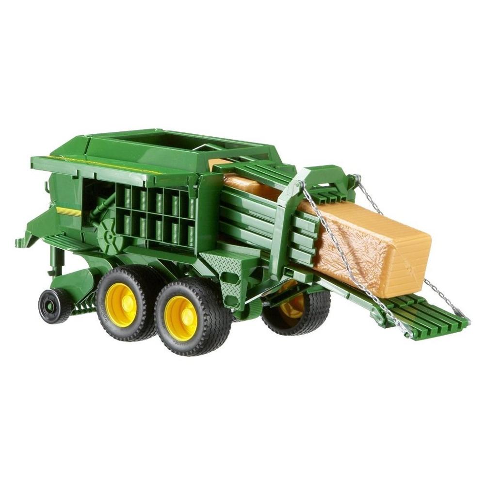 BRUDER 02017 Rimorchio pressaballe John Deere