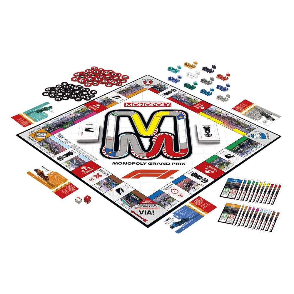 Hasbro Monopoly Formula 1 F1 Gioco da Tavolo 8+