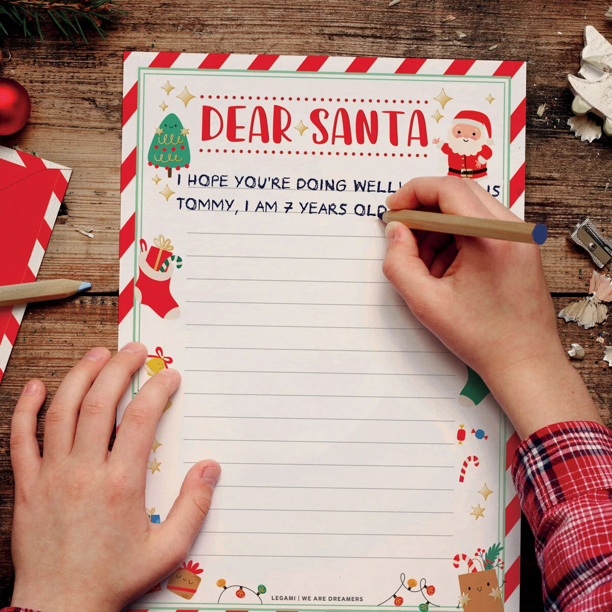 SANTA CLAUS LETTER KIT