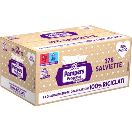 Pampers salviette sensitive 378 pz  (lista n Elisa e Filippo)