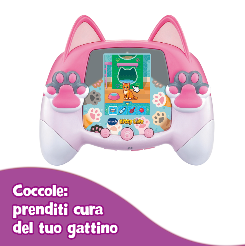 Console VTech KidiPet Kitty Life Rosa gattino virtuale