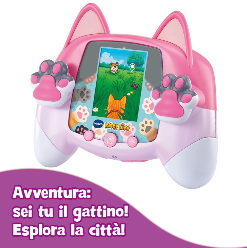 Console VTech KidiPet Kitty Life Rosa gattino virtuale