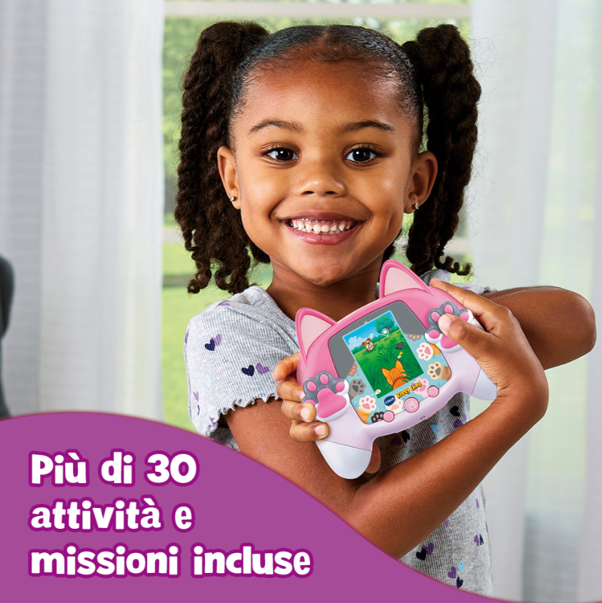Console VTech KidiPet Kitty Life Rosa gattino virtuale