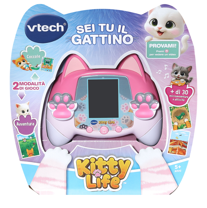 Console VTech KidiPet Kitty Life Rosa gattino virtuale