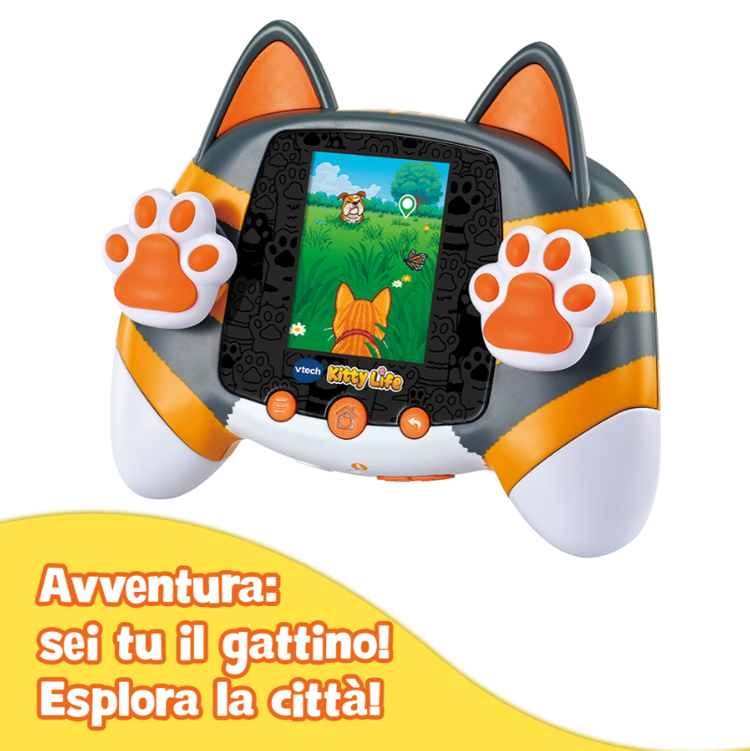 Console VTech KidiPet Kitty Life Grigio gattino virtuale