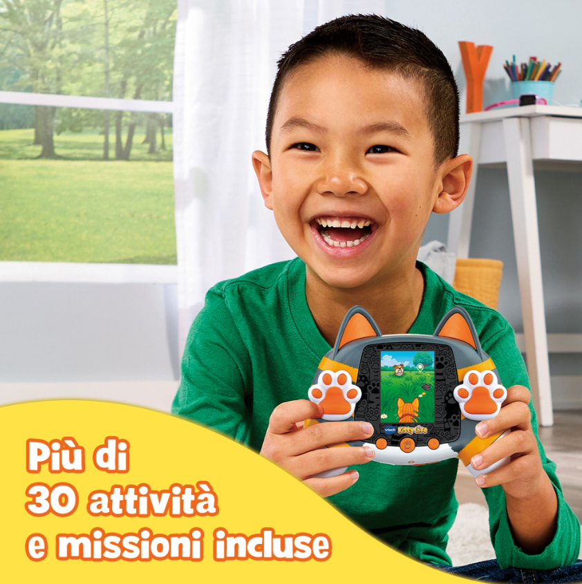 Console VTech KidiPet Kitty Life Grigio gattino virtuale