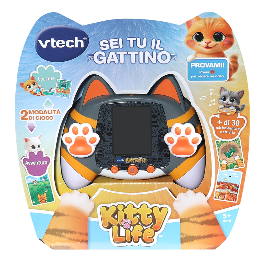 Console VTech KidiPet Kitty Life Grigio gattino virtuale
