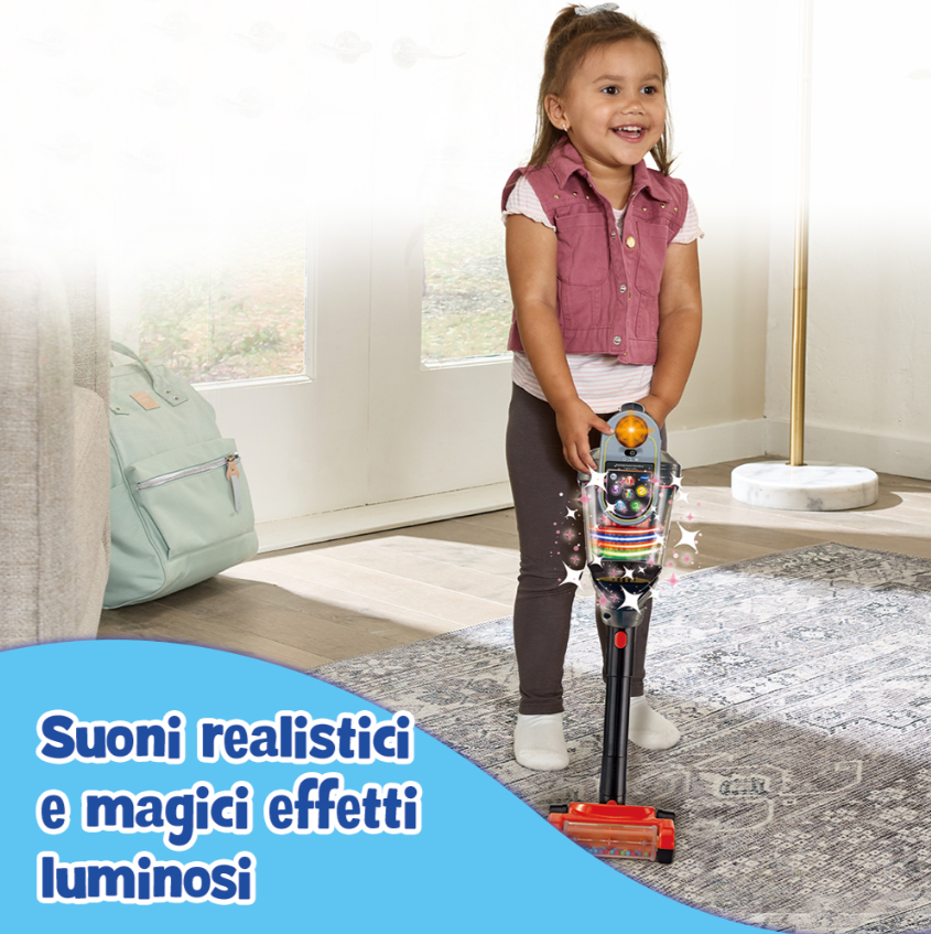 vtech Aspirapolvere interattivo luci e note