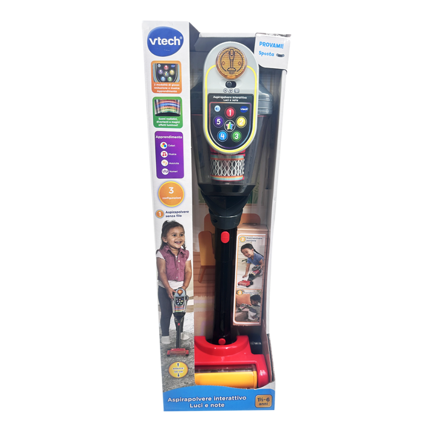 vtech Aspirapolvere interattivo luci e note