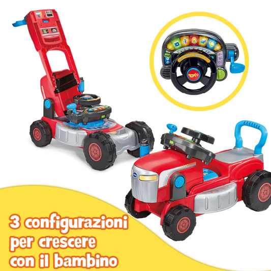 vtech Super Trattore Tagliaerba - 3 in 1