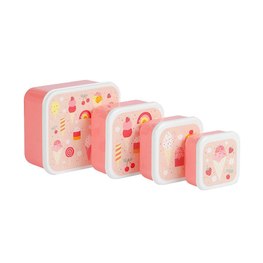 Set di Contenitori Porta Pranzo e Porta Merenda - Gelati