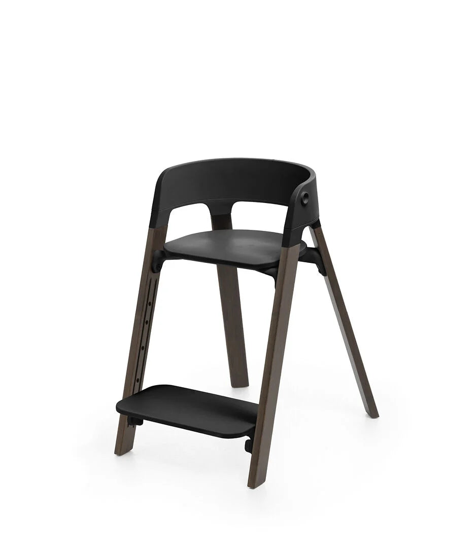 Stokke_ Steps_ High Chair Black / Warm Brown