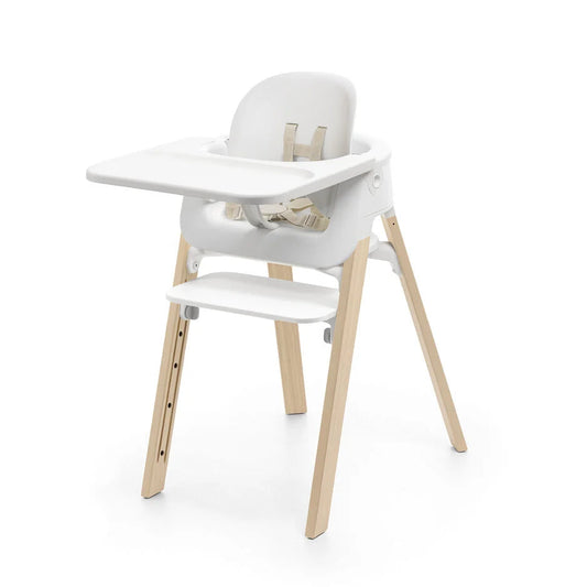 Stokke Steps High Chair White / Natural