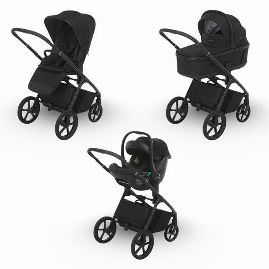 FOPPA PEDRETTI COMMANDER TRAVEL SYSTEM I-SIZEOnyx Black