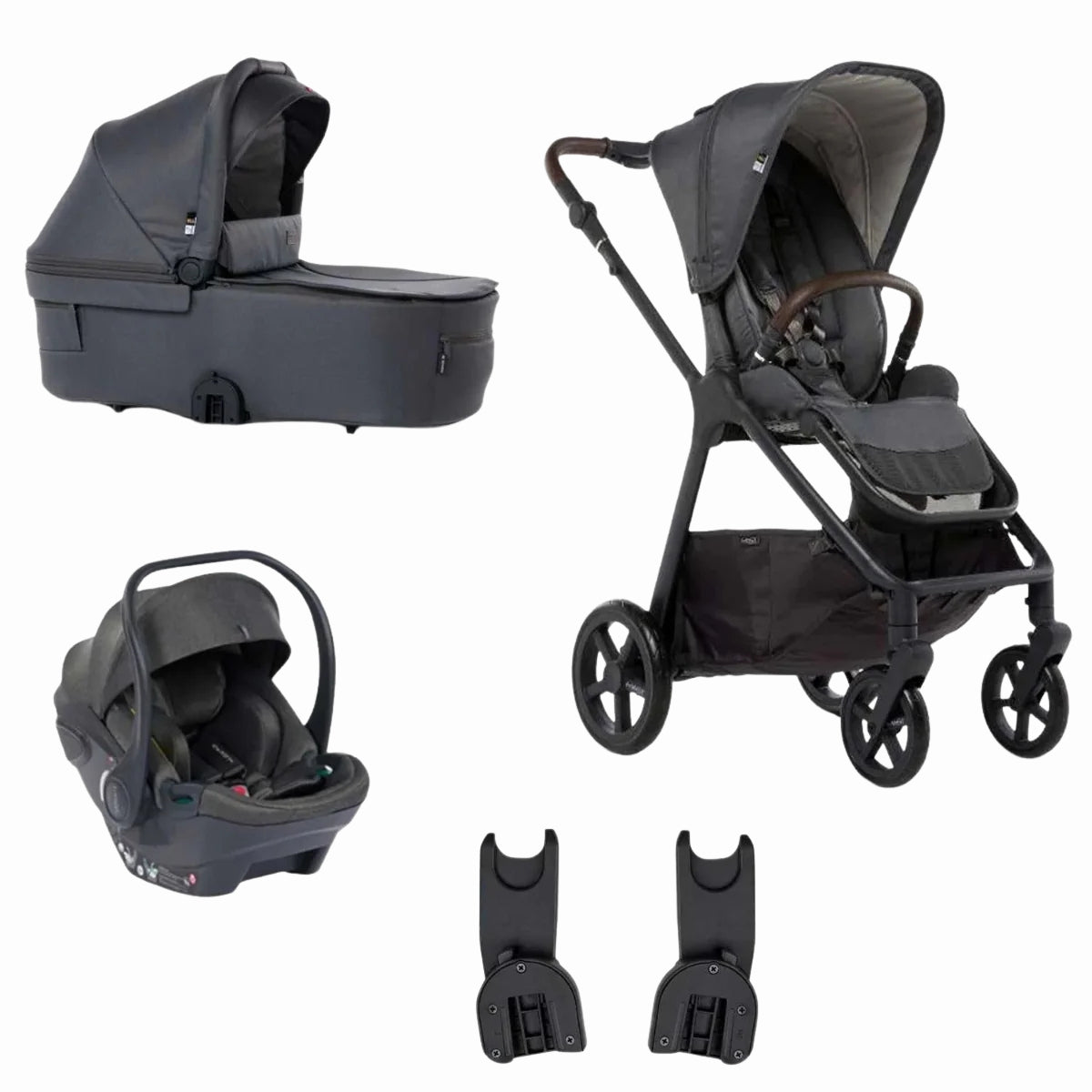 Trio MAST M.7 Volcanic Ash Gray Green con Seggiolino M.Zero i-Size
