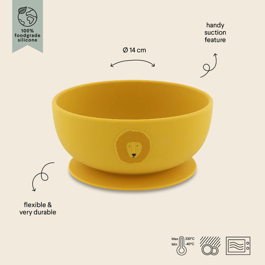 TRIXIESilicone bowl with suction - Mr. Lion