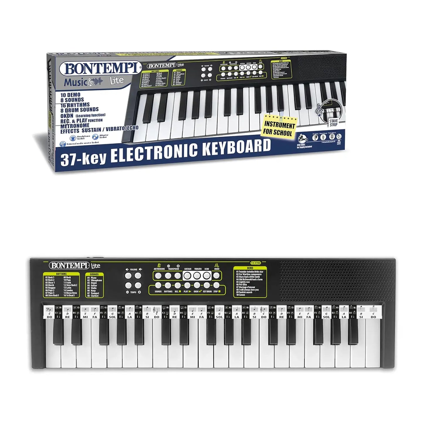 BONTEMPI 153780 TASTIERAmedio, presa USB, adattatore DC/USB  e presa