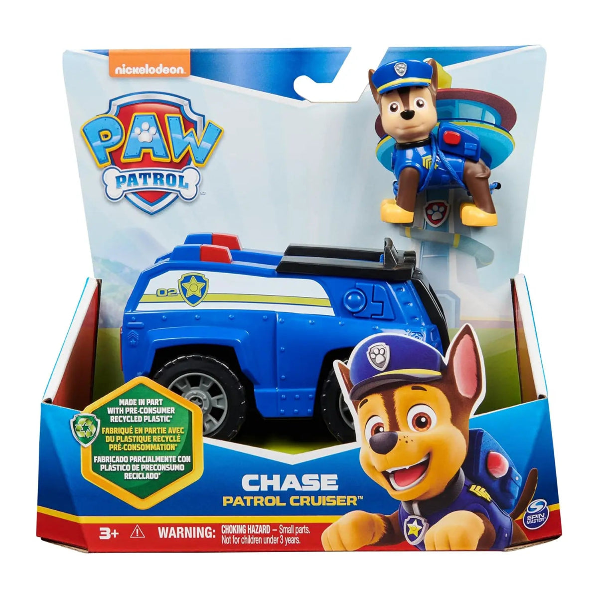 PAW PATROL Veicolo Base CHASE3+ 6071210