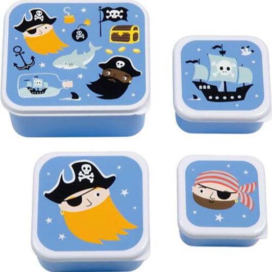 Set di Contenitori Porta Pranzo e Porta Merenda - Pirati