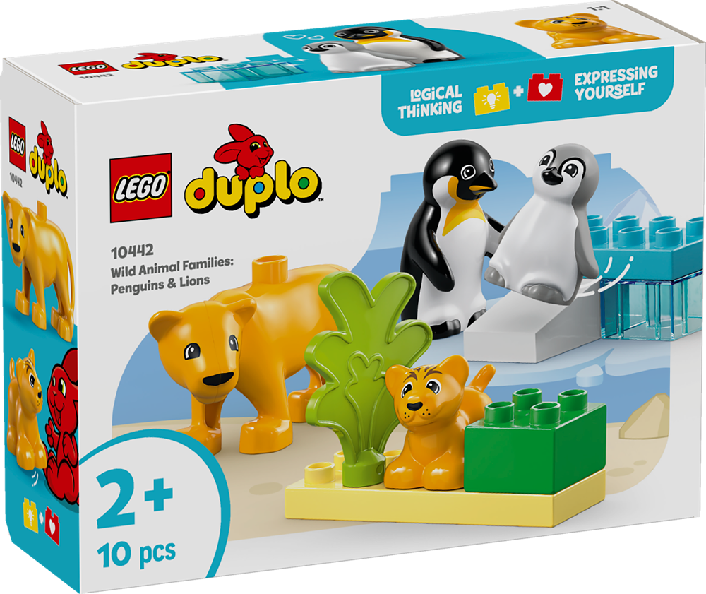 DUPLO 10442 Town Famiglie di animali: pinguini e leoni