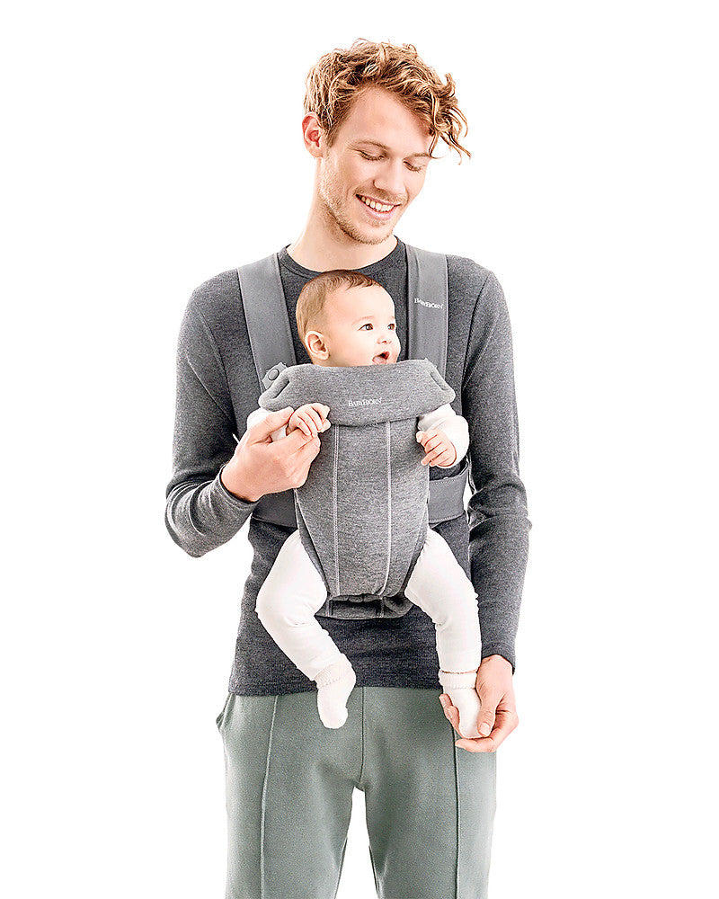 BABYBJORN MARSUPIO MINI 3D JERSEYGRIGIO SCURO