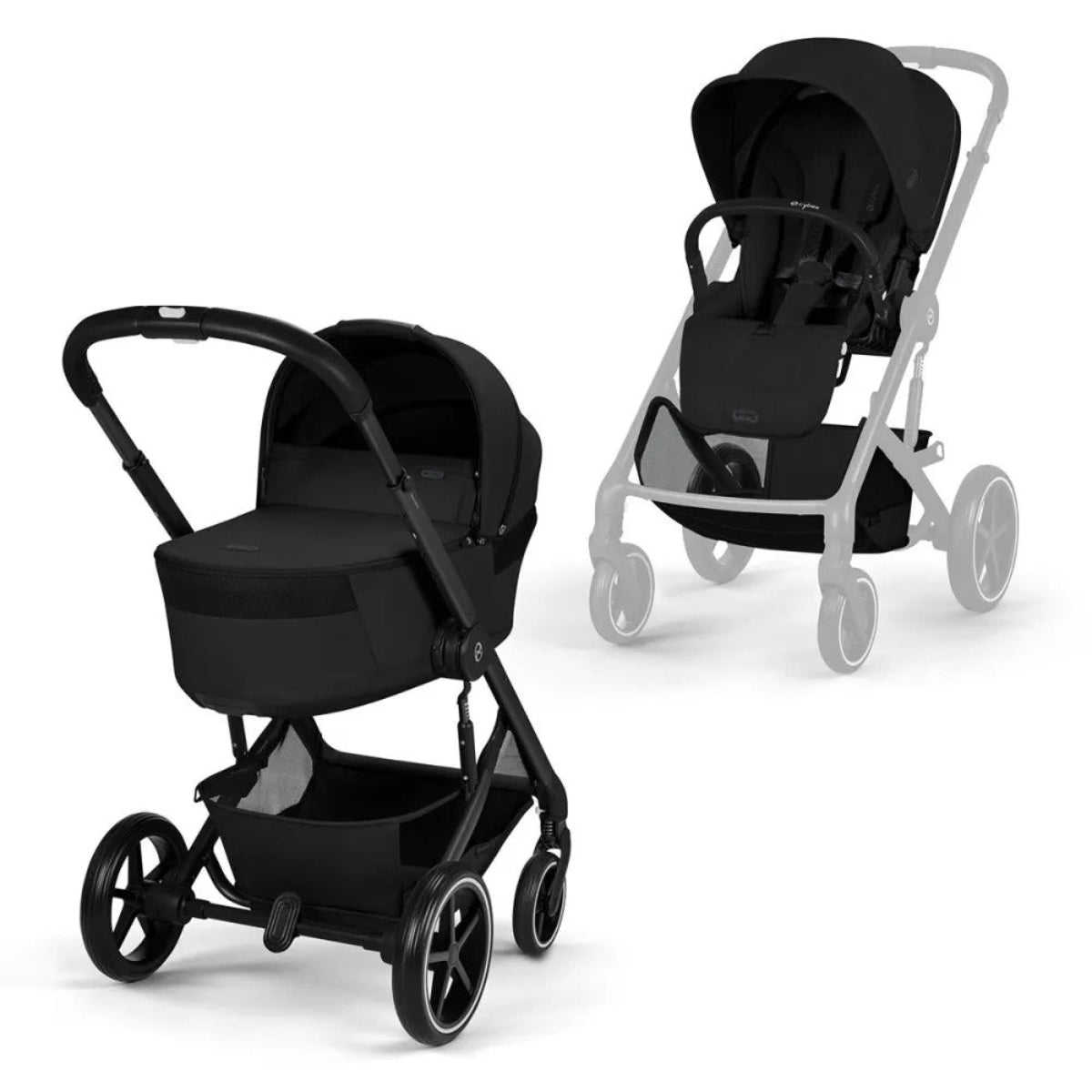 BALIOS S LUX NEW BLACK  Navicella Richiudibile Moon black