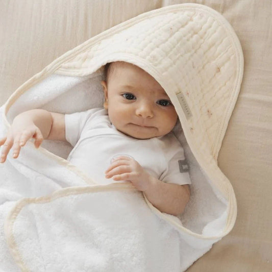 ASCIUGAMANO + GUANTO BAMBOOM - TOWEL - OLIVES NEUTRAL (Lista n Clelia)