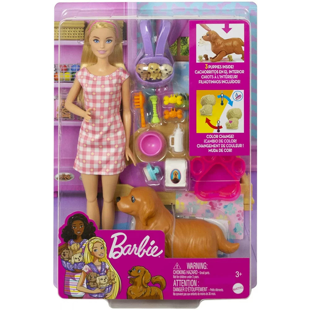 BARBIE CUCCIOLI APPENA NATI HCK75
