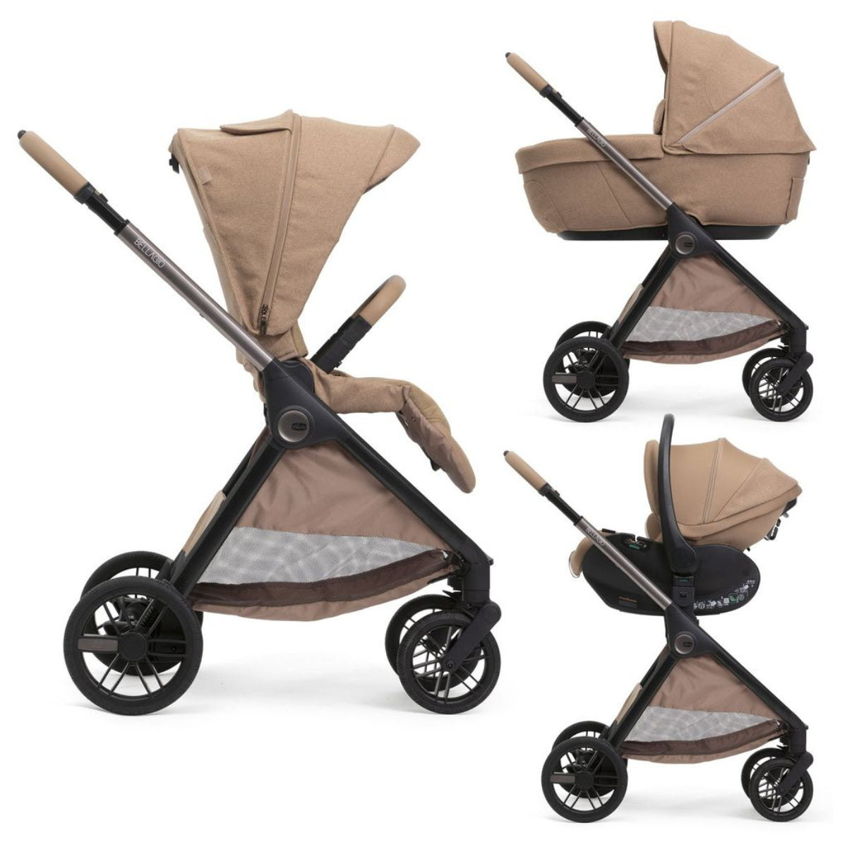CHICCO TRIO BELLAGIO 2 CARAMEL CON FIRST SEAT