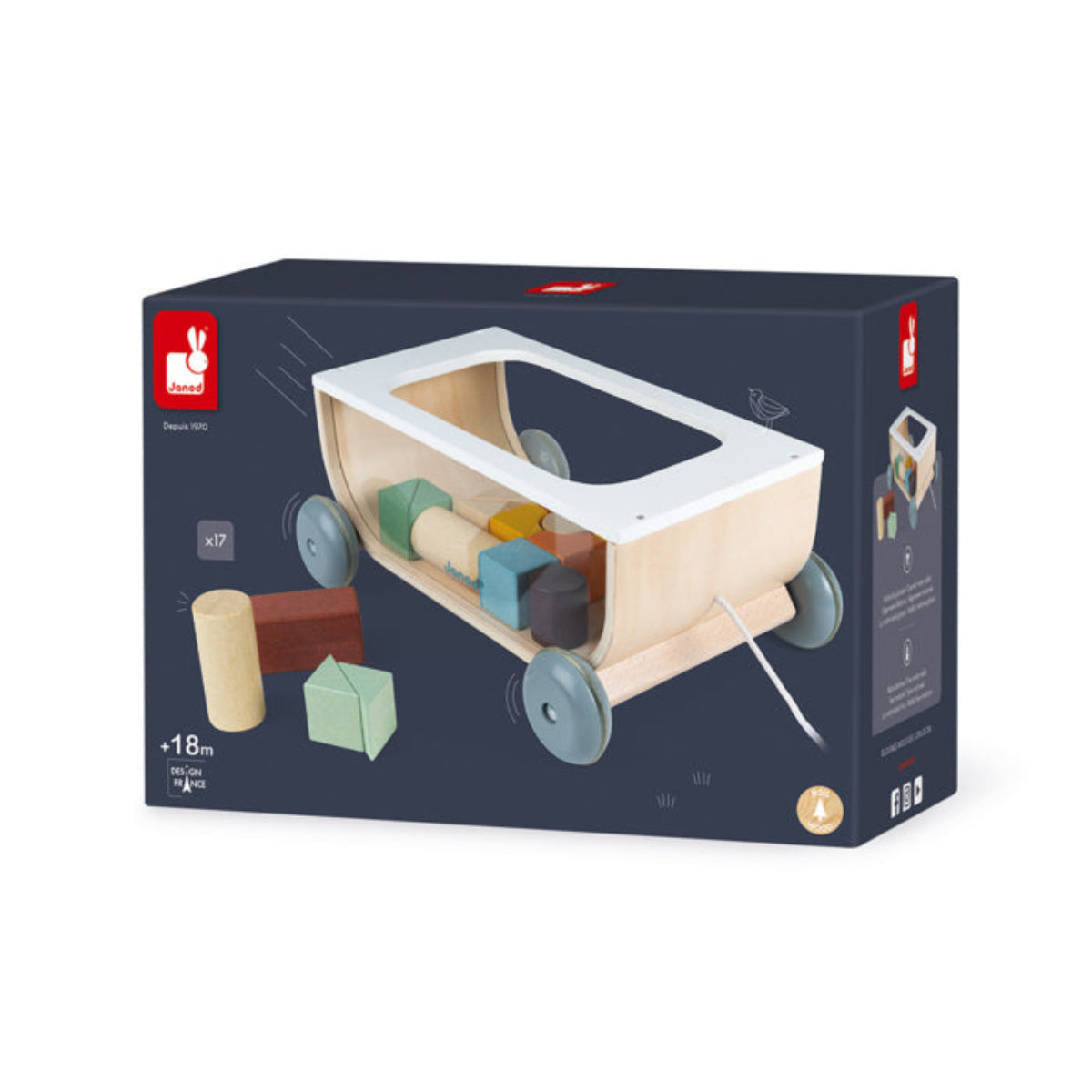 JANOD Sweet Cocoon - Carrello dei cubi