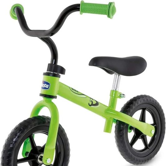 BALANCE BIKE GREEN ROCKET