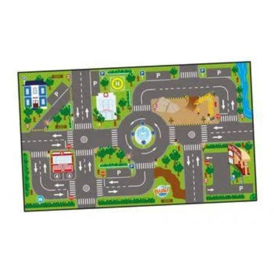 TAPPETO CON SEMAFORI E AUTO BK45709