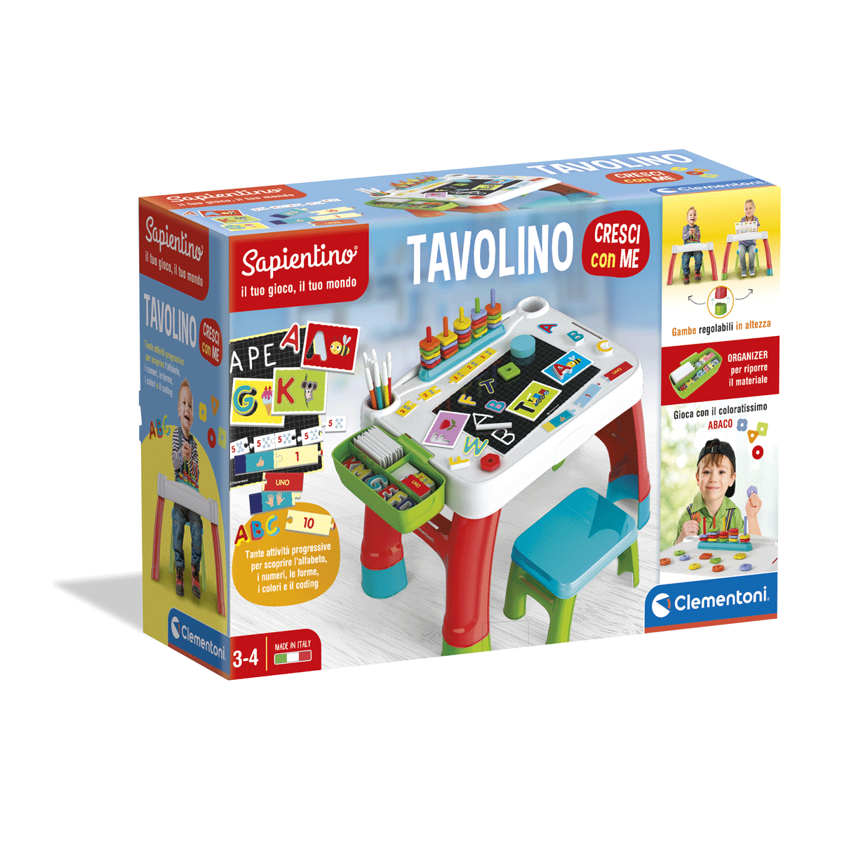CLEMENTONI TAVOLO CRESCI CON ME