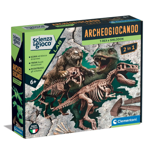Archeogiocando - Dig Kit T-Rex 2in1
