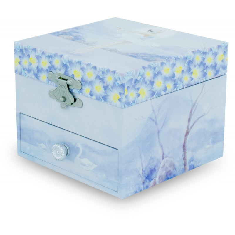 COFFRE MUSICAL LAC DES CYGNES (CARRE)