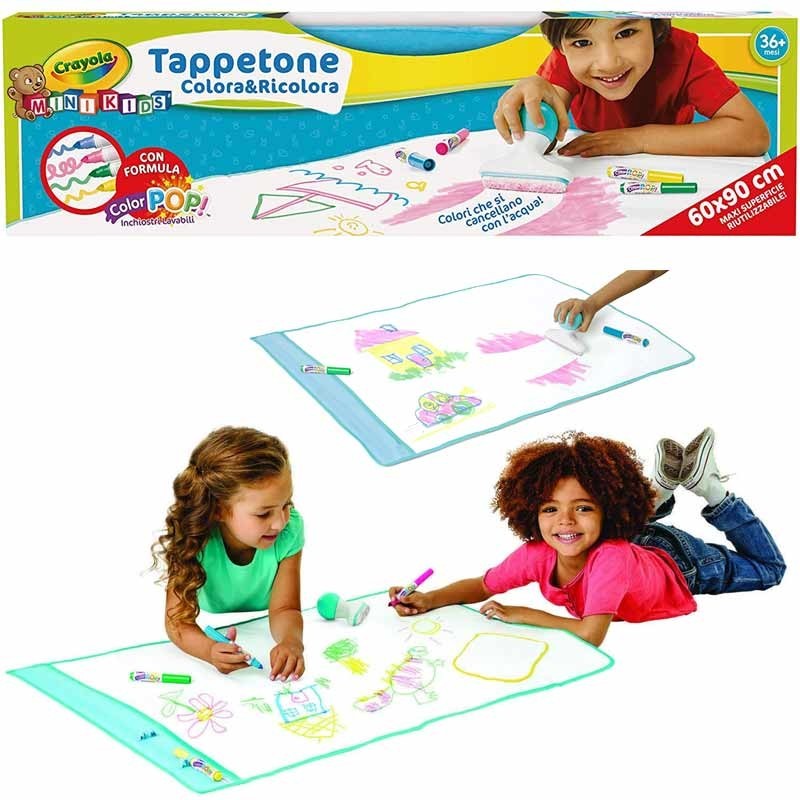 CRAYOLA TAPPETON COLORA E RIC.