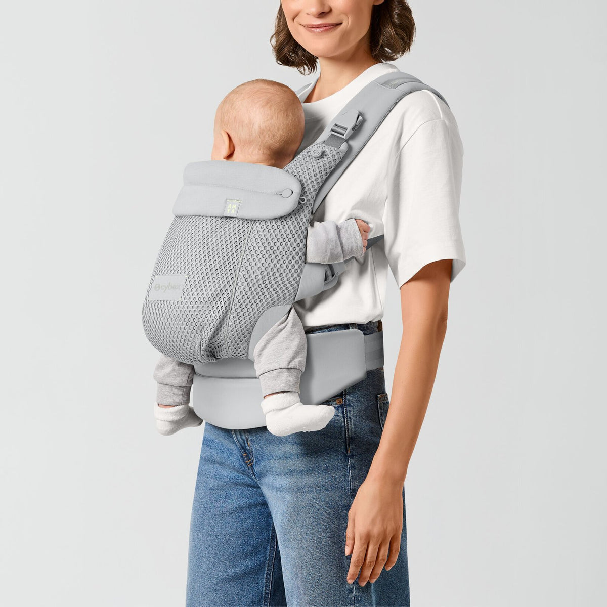 CYBEX Amya Marsupio Ergonomico Neonato – Fog Grey