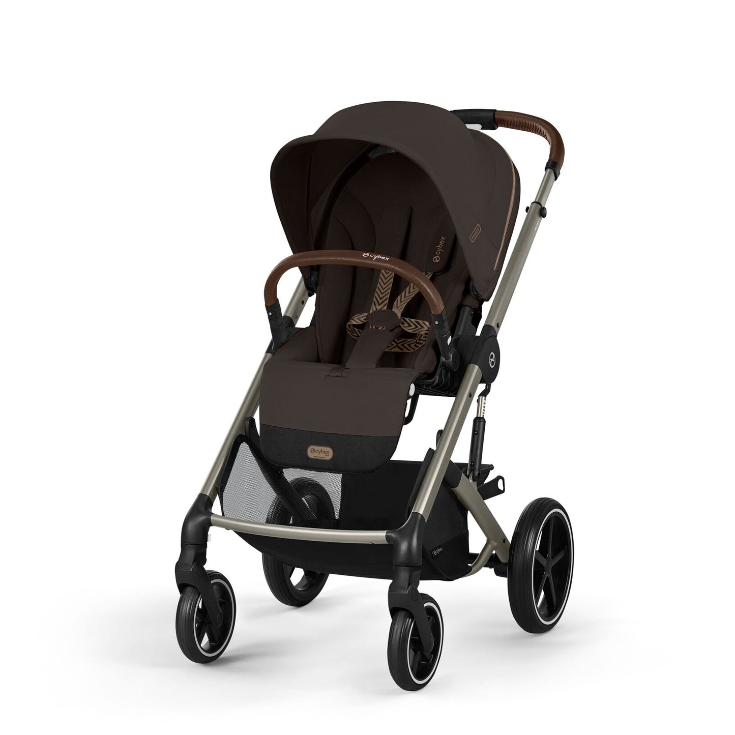Trio Cybex Balios S Lux con Cloud G, adattatori e Navicella Chocolate brown