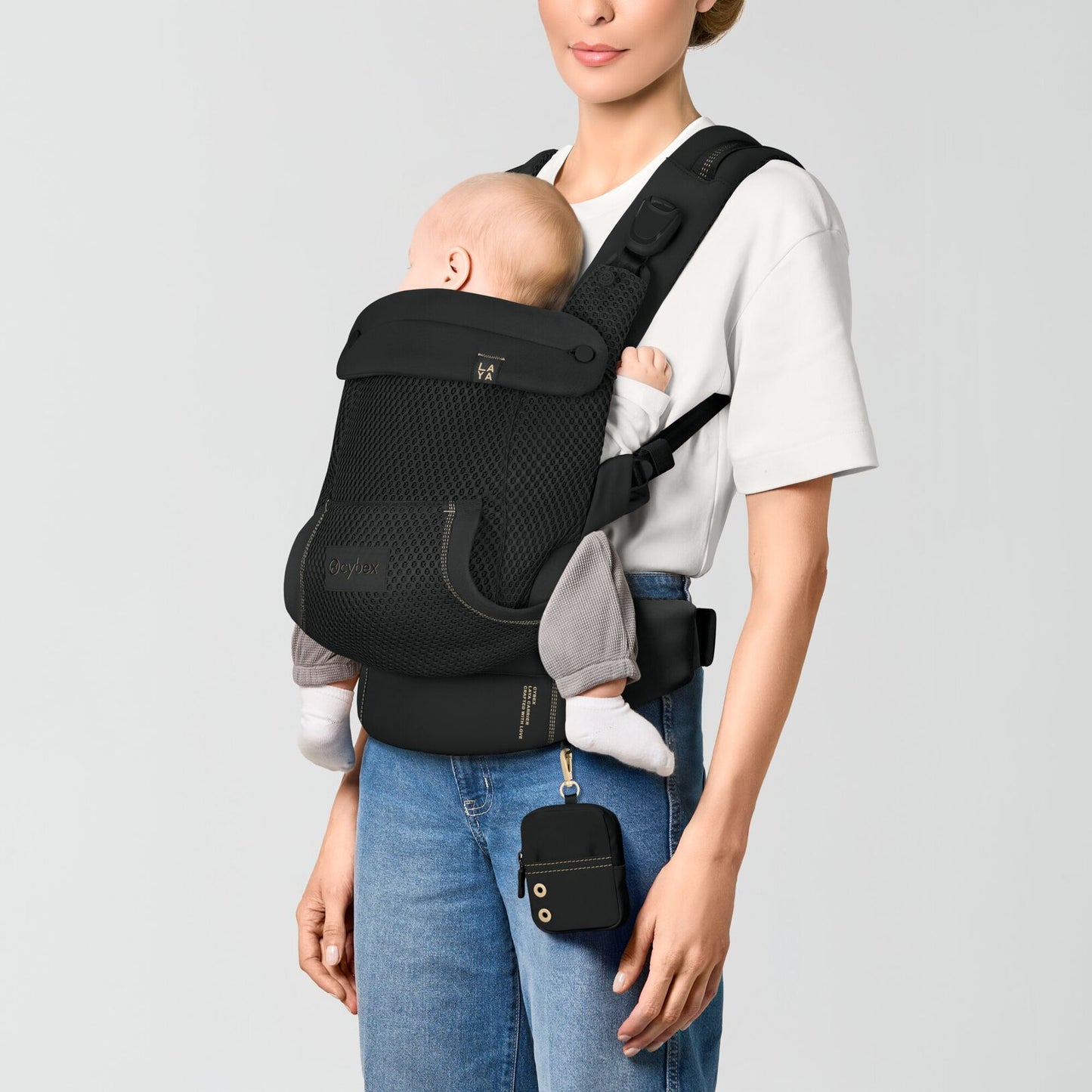 CYBEX Laya Marsupio Ergonomico Neonato Black