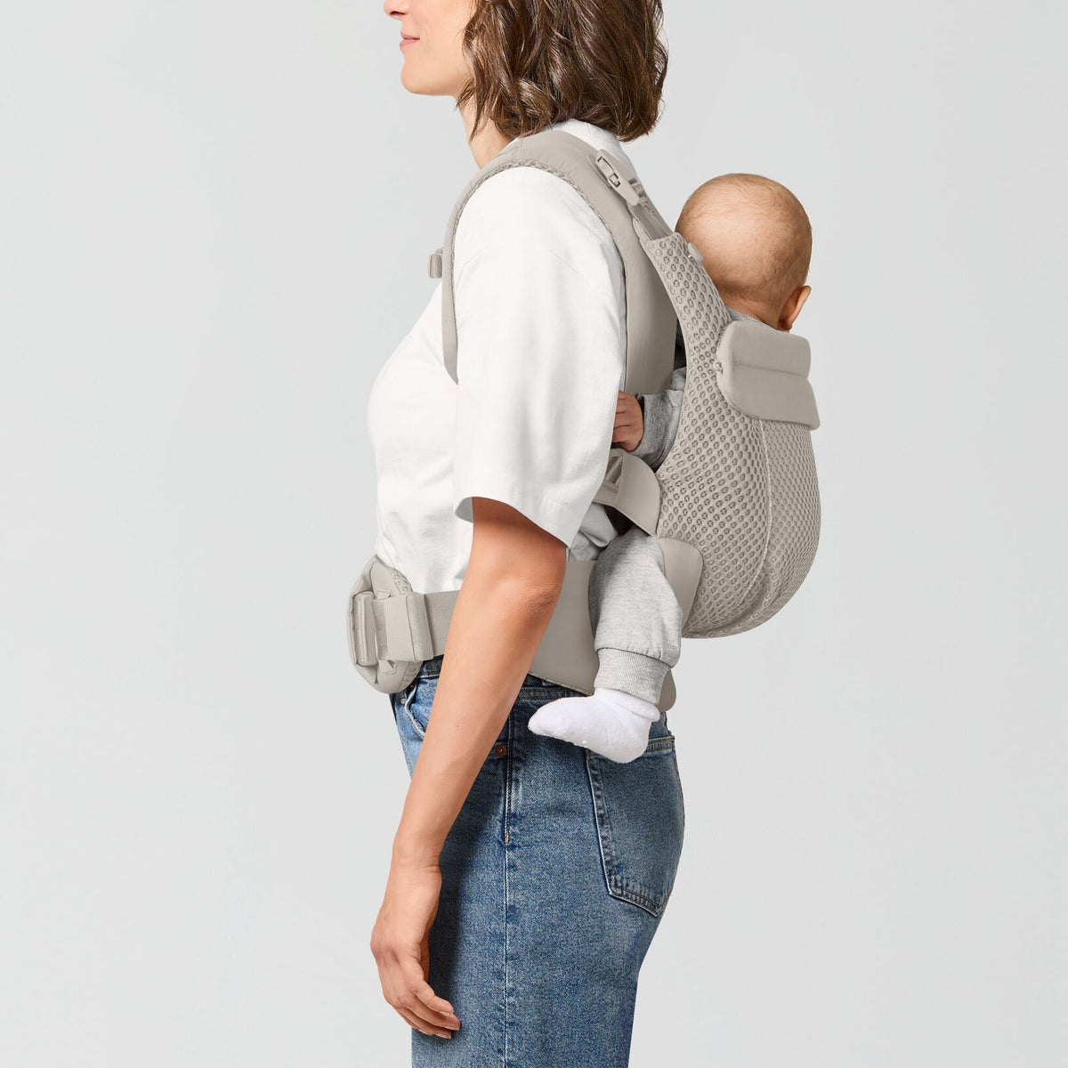CYBEX Amya – Marsupio Ergonomico dalla Nascita a 15 kg Dune grey