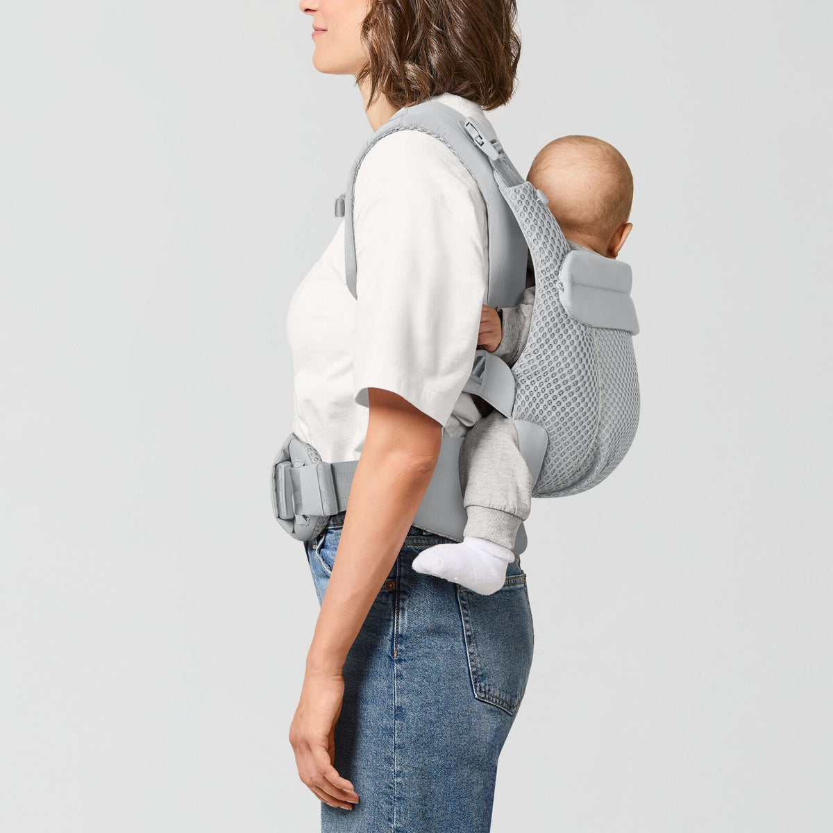 CYBEX Amya Marsupio Ergonomico Neonato – Fog Grey