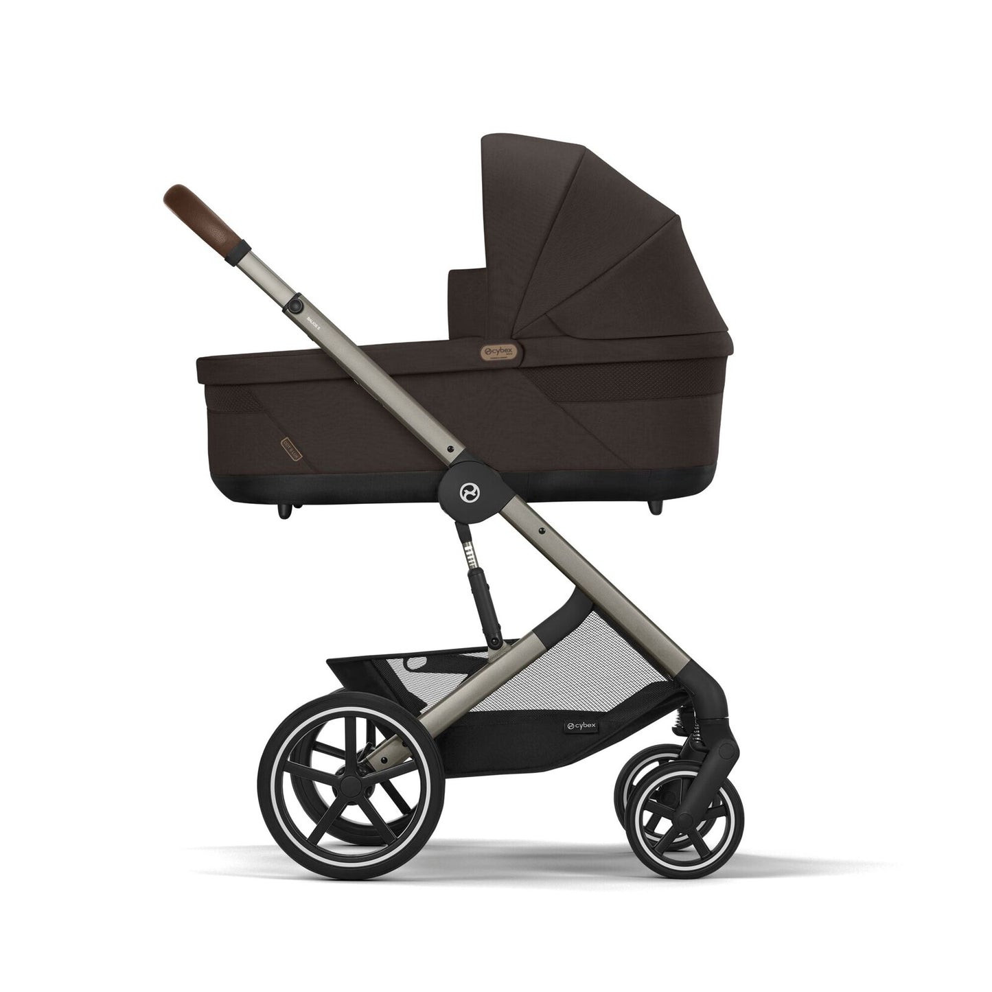 Trio Cybex Balios S Lux con Cloud G, adattatori e Navicella Chocolate brown