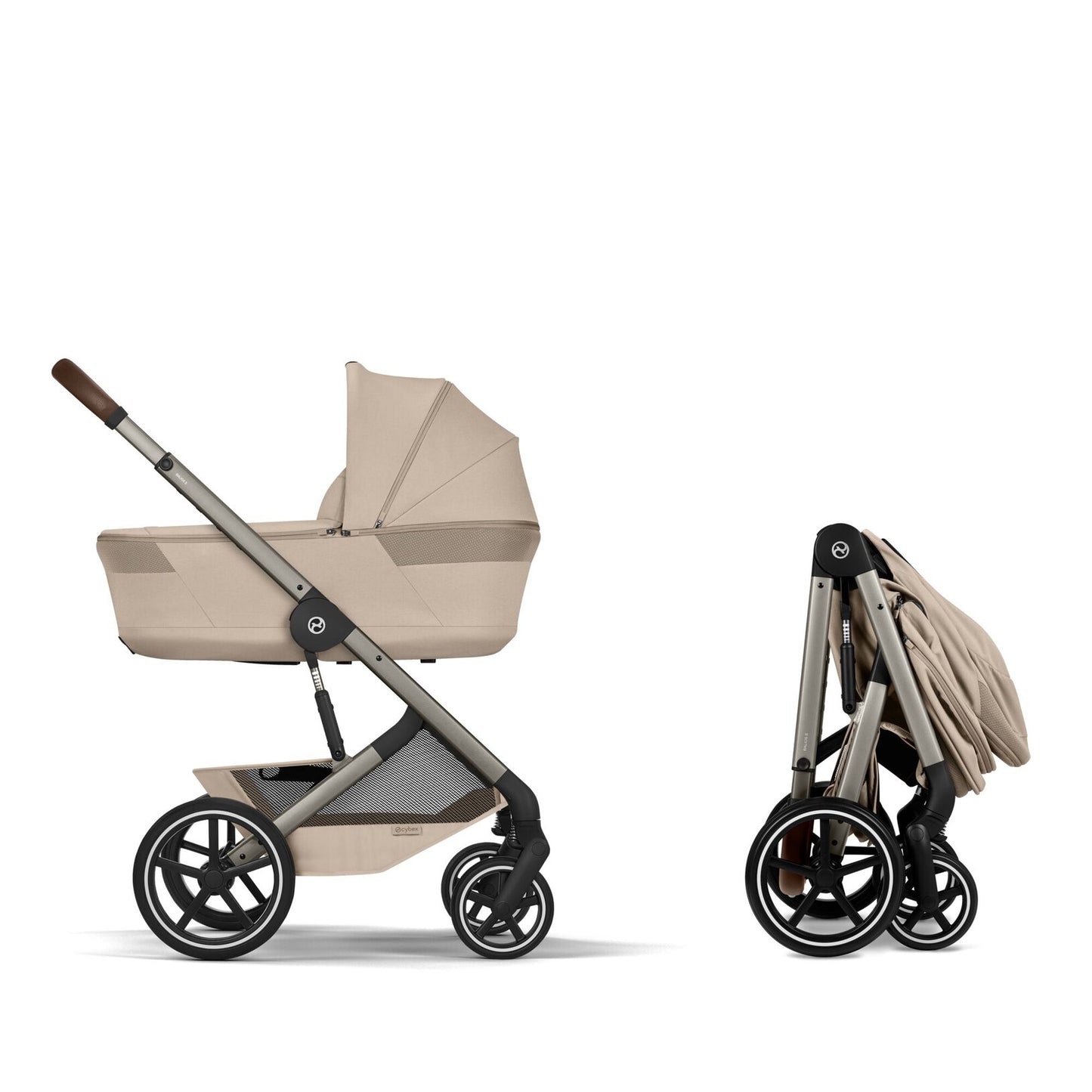 Balios S LUX TPE Beige con Navicella Richiudibile