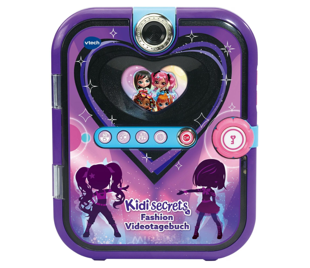 VTech KidiSecrets Video Fashion Nero – Diario Segreto Elettronico